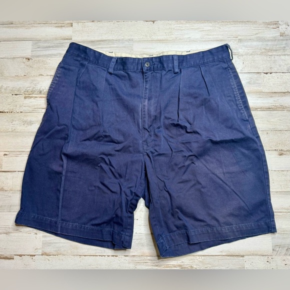 Polo Ralph Lauren Other - Polo Ralph Lauren Mens Chino Shorts Size 40 Blue Stretch Classic Fit 9”